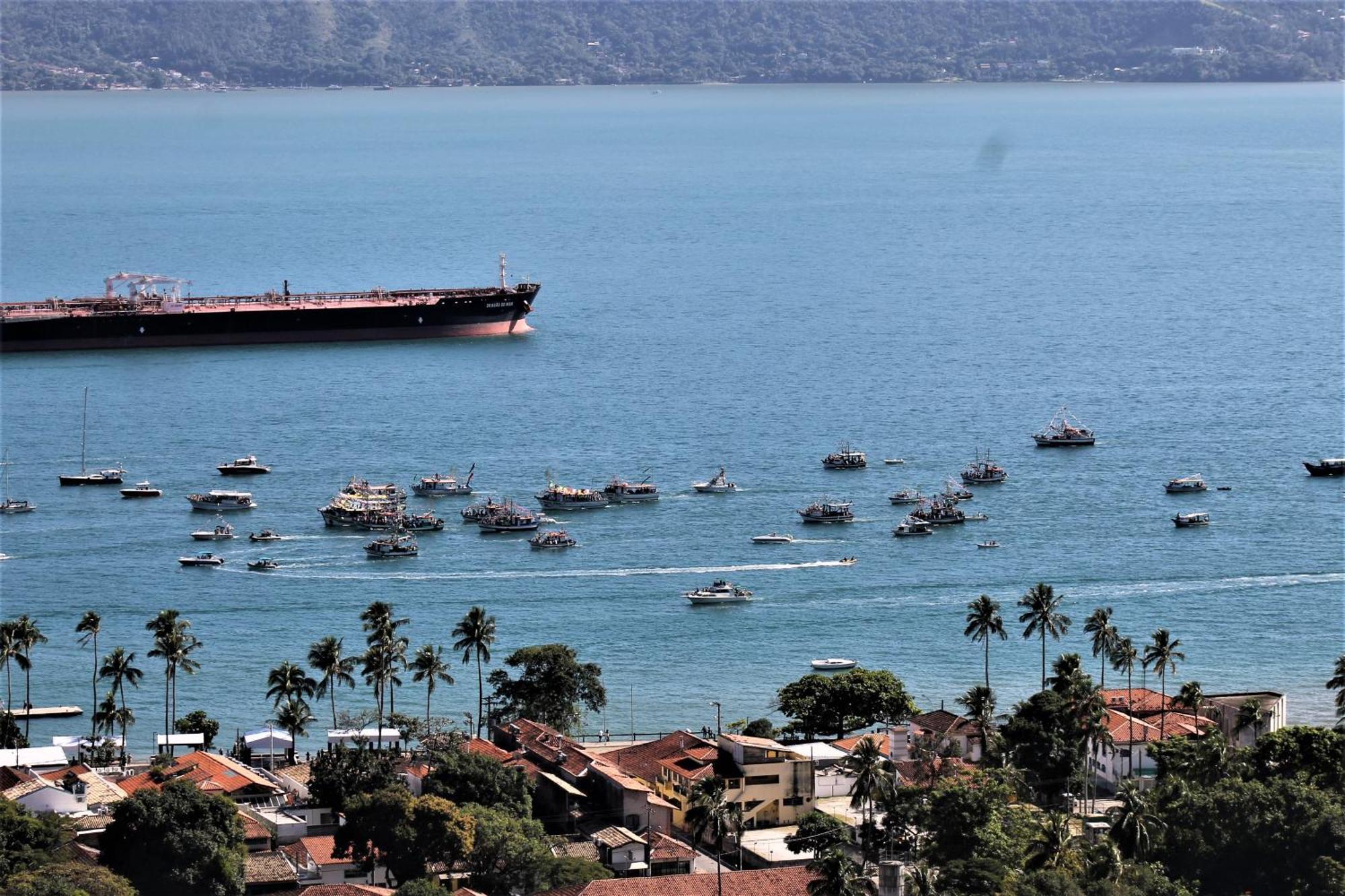 Cantagalo Ilhabela - Onde O Galo Canta De Tao Linda A Vista Exterior foto